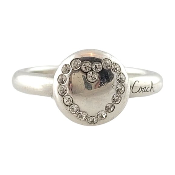 COACH Jewelry - COACH Sterling Silver Heart Ring Size 7.25 #18043
